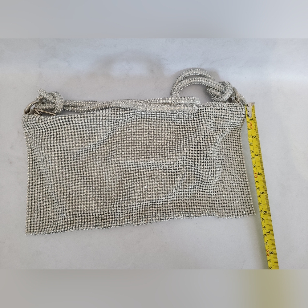 Slouchy Rhinestone Hobo Handbag - Picture 6 of 10